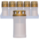 Candelă albă cu capac T-30LL 20 buc